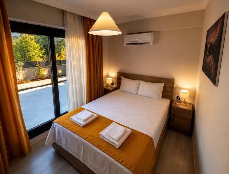 Fethiye Modern Wardrobe, 1+1 Bedrooms - Bedrooms