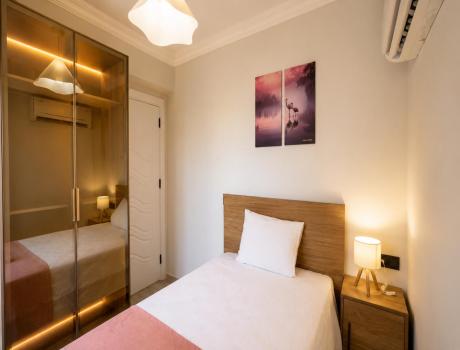 Fethiye Modern Wardrobe, 2+1 Bedrooms - Bedrooms