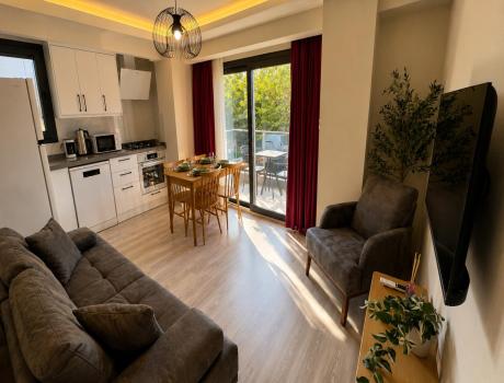 Fethiye Equipped Kitchen, 1+1 Living Rooms - 2 - Living Rooms and Kitchens